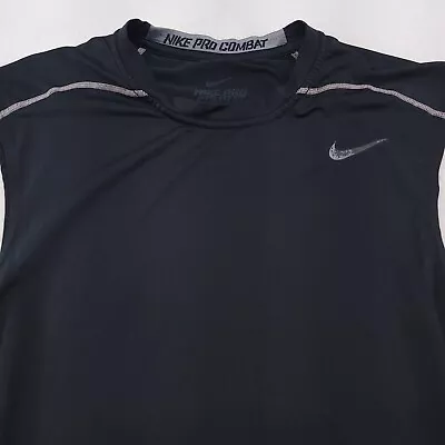 Nike Dri-Fit Athletic Sleeveless Tank Top Shirt Mens Size Extra Large XL Black • $16.99