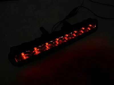 Version 2 - Chrome Smoke LED Rear 3rd Brake Light For 2005-2009 Ford Mustang • $18.78