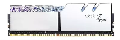 G.Skill Trident Z Royal Series 16G 288-Pin SDRAM DDR4 400 Silver - Fair • $34.95