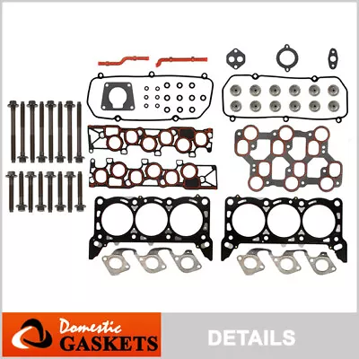 $89.28 • Buy Head Gasket Set Bolts Fit 98-04 Ford E150 E250 F150 4.2L Mustang 3.8L 3.9L