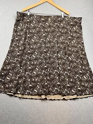 Sigrid Olsen Stretch Skirt Women Plus Size 3X Floral Lightweight Flow And Casual • $29.98