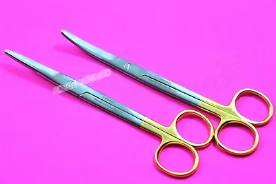 NEW GERMAN 2 EA Surgical Operating Medical Mayo Scissors STRAIGHT +CURVED 6.75   • $18.79