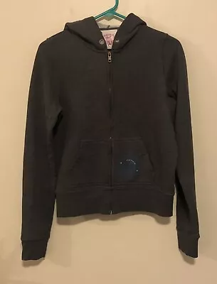 Victoria’s Secret University Of PINK Gray Zip Up Hoodie Size Medium • $28.95