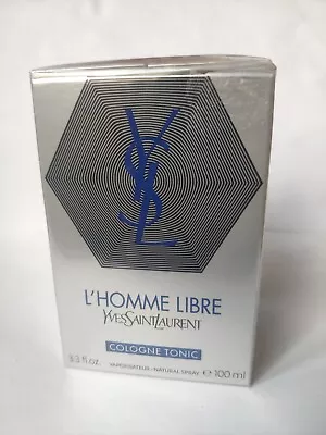 Vintage Yves Saint Laurent L'Homme Libre Cologne Tonic 100ml Men's Perfume • $300