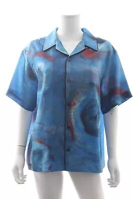 Marni X Flaminia Veronesi Silk Printed Shirt / Blue / RRP: £795.00 • $197.02