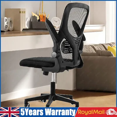 Ergonomic Office Chair Home Swivel Mesh Study Computer Desk Chair Adjustable • £41.99