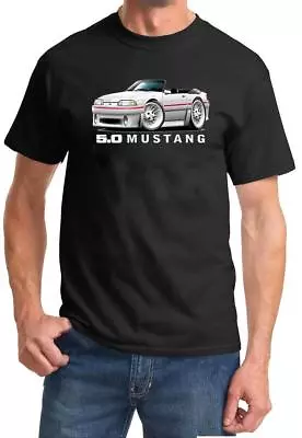 1987-93 Ford Mustang 5.0 Convertible Full Color Tshirt NEW FREE SHIPPING • $20