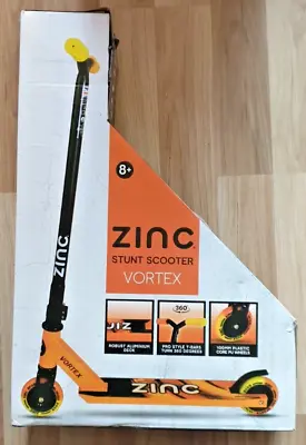 Zinc Vortex Stunt Scooter - Yellow/ Orange - NEW Open Box • £35.14