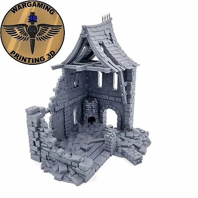 Fantasy AoS Town Ruin FOR Warhammer D&D Printed Scenery  Terrain FOR LOTR • £15.99