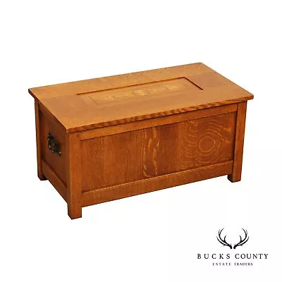 Stickley Mission Collection Oak Gustav Stickley Collector Chest • $2395