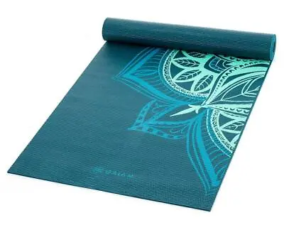 $41.99 • Buy Gaiam 5MM Thick Yoga Mat Pad Nonslip Exercise Fitness Pilate Gym Durable Pad