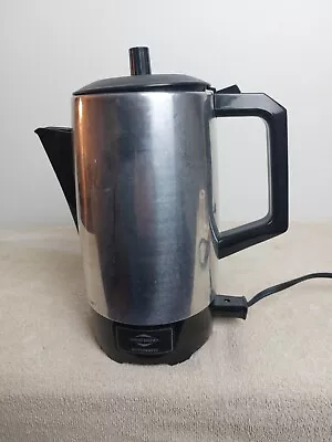 Vintage West  Bend 9 Cup Automatic Percolator Coffee Pot Works Fine • $16.87