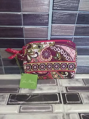 Vera Bradley Very Berry Paisley Small Cosmetic Bag - Brand New With Tags • $22