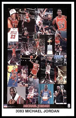 1996-97 Starline Mini Sample Poster Michael Jordan Chicago Bulls #3083 Rare • $9.99