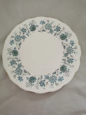 Colclough Braganza 8454 Bone China Pretty Side Plate With Blue Flowers 16cm • £8.99