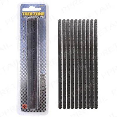 10 X Junior Hacksaw Blades 6  / 150mm Pinned Ends 32 TPI Metal Cutting Tool Pack • £3.99