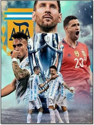 $10.99 • Buy Argentina World Cup 2022 Poster #1