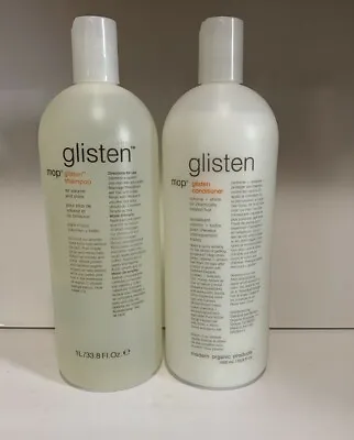 $180.50 • Buy Mop Glisten Conditioner Mop 33.8 Oz + 33.8 Glisten Shampoo DUO - RARE