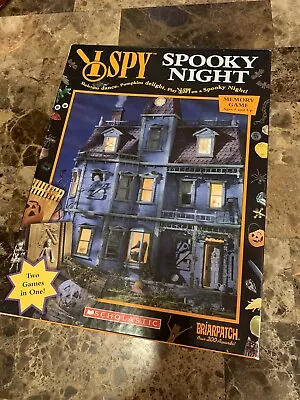 Scholastic I Spy Spooky Night 2-in-1 Memory Card Game Riddles Halloween Ages 4+  • $19.99