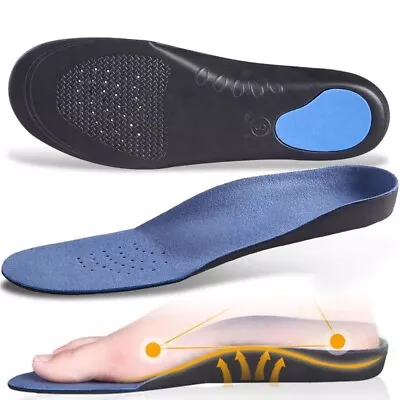 Memory Foam Insoles Relieve Foot Pain Plantar Fasciitis Arch Support Sports Work • $2.99