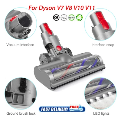 $33.99 • Buy For Dyson V7 V8 V10 V11 SV12 SV14 Motorized Floor Head Brush Motorhead Vacuum