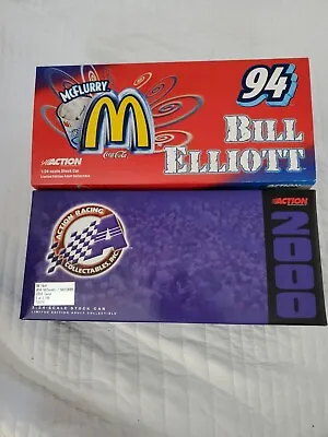 #94 - Bill Elliott - McDonald's McFlurry 2000 Ford Taurus - 1:24 Car BANK LE • $41.31