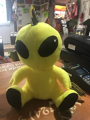 13  Plush Punk Alien Yellow Mohawk Hair 2015 • $25