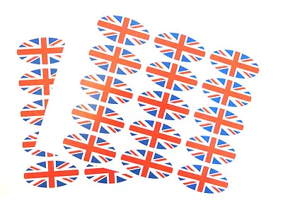 Union Jack Gift Wrap Retail Product Seal Stickers British Flag Sticky GB Labels • £3.70
