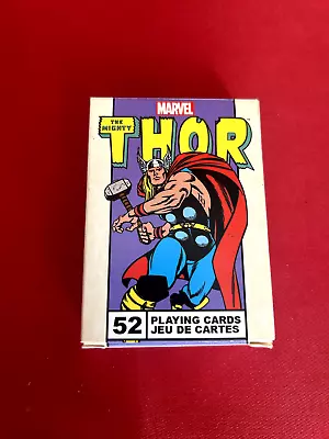 Marvel Comics Avengers The Mighty Thor Playing 52 Cards Game Deck • $3