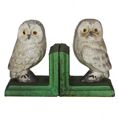 Cast Iron Owl Bookends • $60