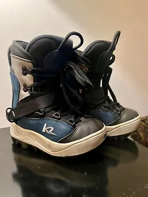 K2 Sherpa Women's Snowboards Boots Black/Navy Lace Up Size 6 • $99