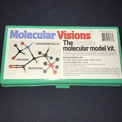 Molecular Visions The Flexible Molecular Model Kit 1996 By Darling Models Inc • $1
