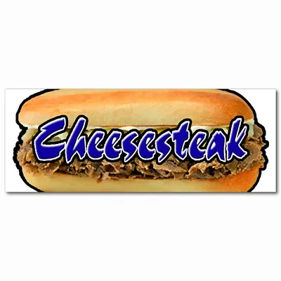 PHILLY CHEESE STEAK Concession Decal Restaurant Sign Cart Trailer Sticker • $12.98