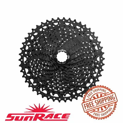 SunRace CSMS8 11-Speed 11-50T MTB Wide Ratio Cassette Fits Shimano SRAM Black • $69.90