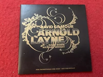 David Bowie David Gilmour Arnold Layne Rare Cd 2006 Promo Nr Mint Free Postage • £13.99