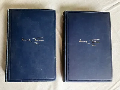 True First Edition Mark Twain's Autobiography In 2 Vols 1924 Harper And Brothers • $75