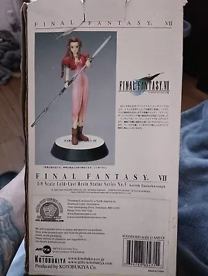 Rare 1/8 Scale Aerith Aeris Final Fantasy VII 7 FF7 FFVII Kotobukiya Figure 2004 • £200