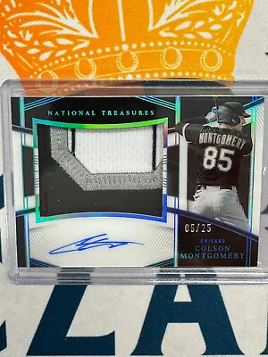 2023 National Treasures COLSON MONTGOMERY Midnight RC Patch Auto RPA #'d 25 CE • $8.27