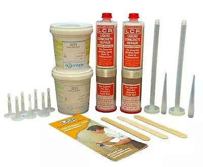 Polygem LCR Fast Set Concrete Repair Kit - Concrete Repair For Advanced DIY/Pros • $131.99