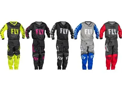 Fly Racing Youth F-16 Jersey & Pant Combo Set MX/ATV/BMX Kid's Riding Gear 2023 • $66.44