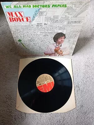 MAX BOYCE - WE ALL HAD DOCTOR'S PAPERS Vinyl Record (1975) - EMI MB 101 - EX/EX • £4