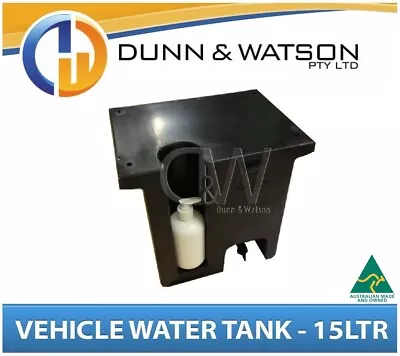 $178 • Buy Vehicle Water Tank With Soap Dispenser (15L) Black PVC Ute Under Tray - LH & RH