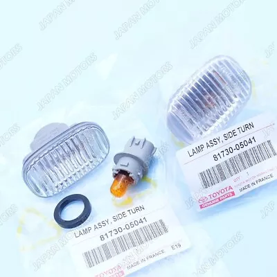 Pair OEM Toyota Celica ST205 MRS ZZW30 Supra JZA80 Euro Clear Side Marker Lights • $43.22