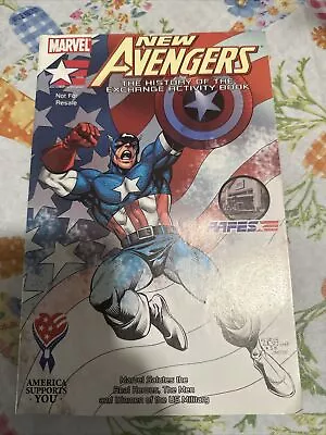 New Avengers Activity Book Extremely HTF AAFES • $2.50