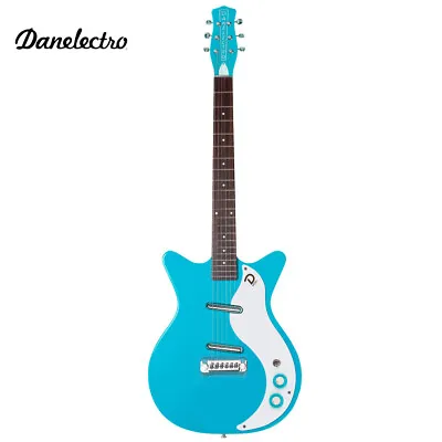 New Danelectro '59 Mod New Old Stock Plus Baby Come Back Blue Electric Guitar • $599