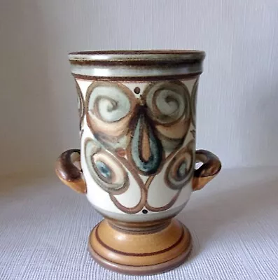 £12.50 • Buy LANGLEY GLYN COLLEDGE URN VASE 190mm HIGH - GOOD CONDITION