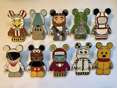 Disney Vinylmation Pin Park 3 SET 10 Pooh Muppet Toontown Pirate Castle Monorail • $80