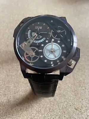 Storm Dualin Leather Storm Designer Watch - New • £135