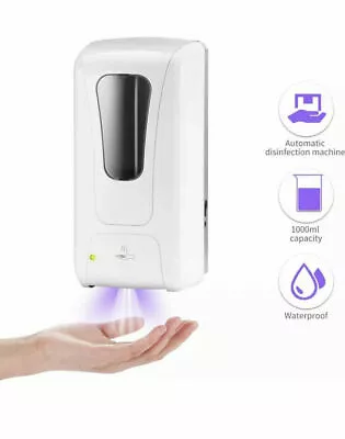 £11.99 • Buy 1200 Ml Automatic Soap Dispenser Sanitizer Hands-Free IR Sensor Touchless 