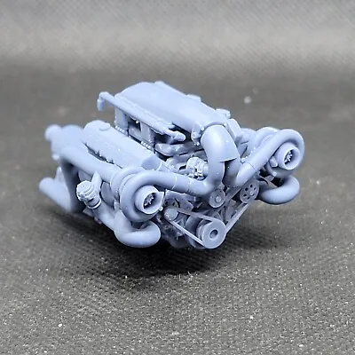 Twin Turbo 572 Model Engine Resin 3D Printed 1/25 1/24 • $47.02